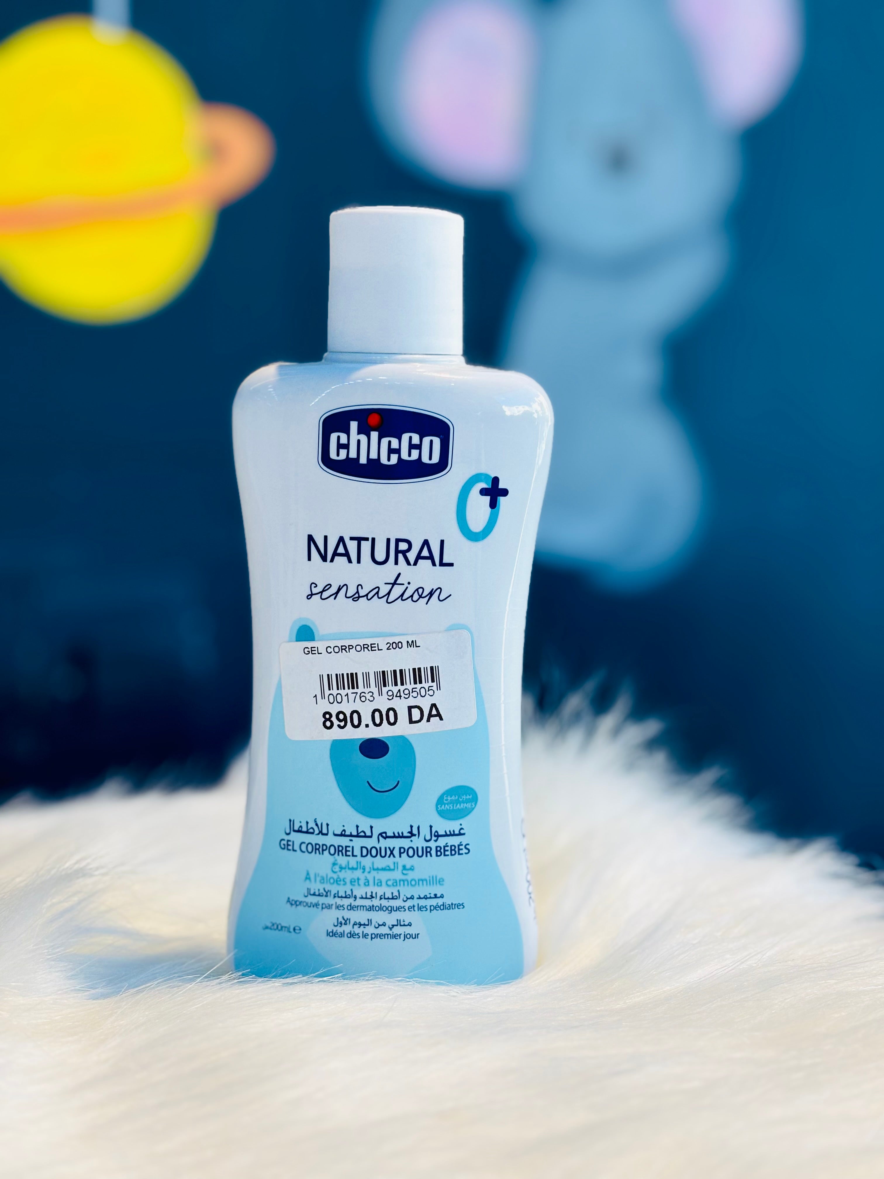 Gel corporel pour bébé chicco 200 ml