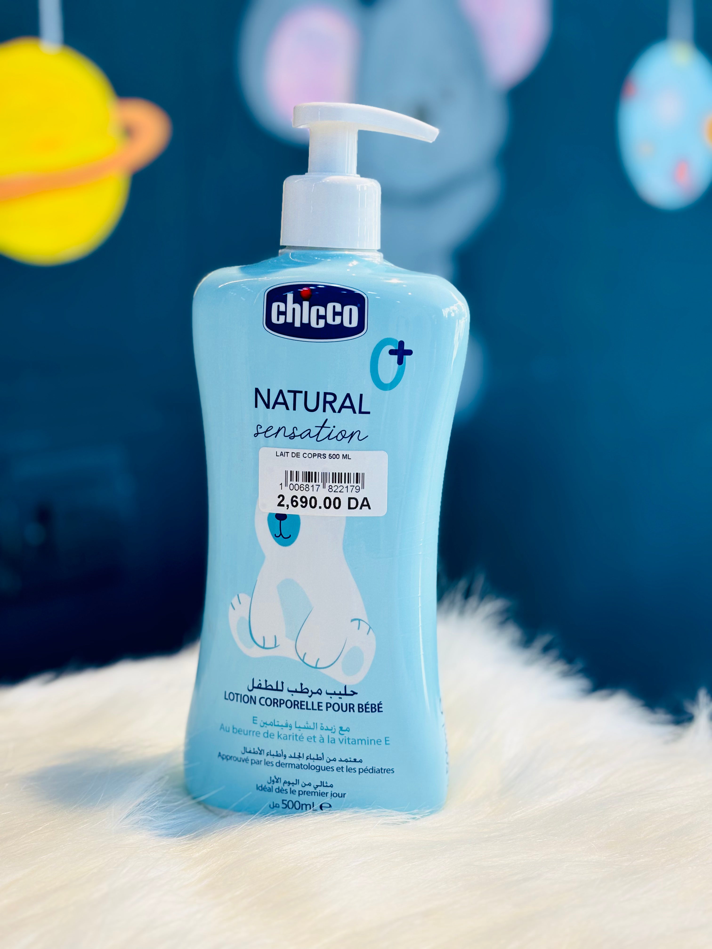 Lotion corporelle chicco 500 ml