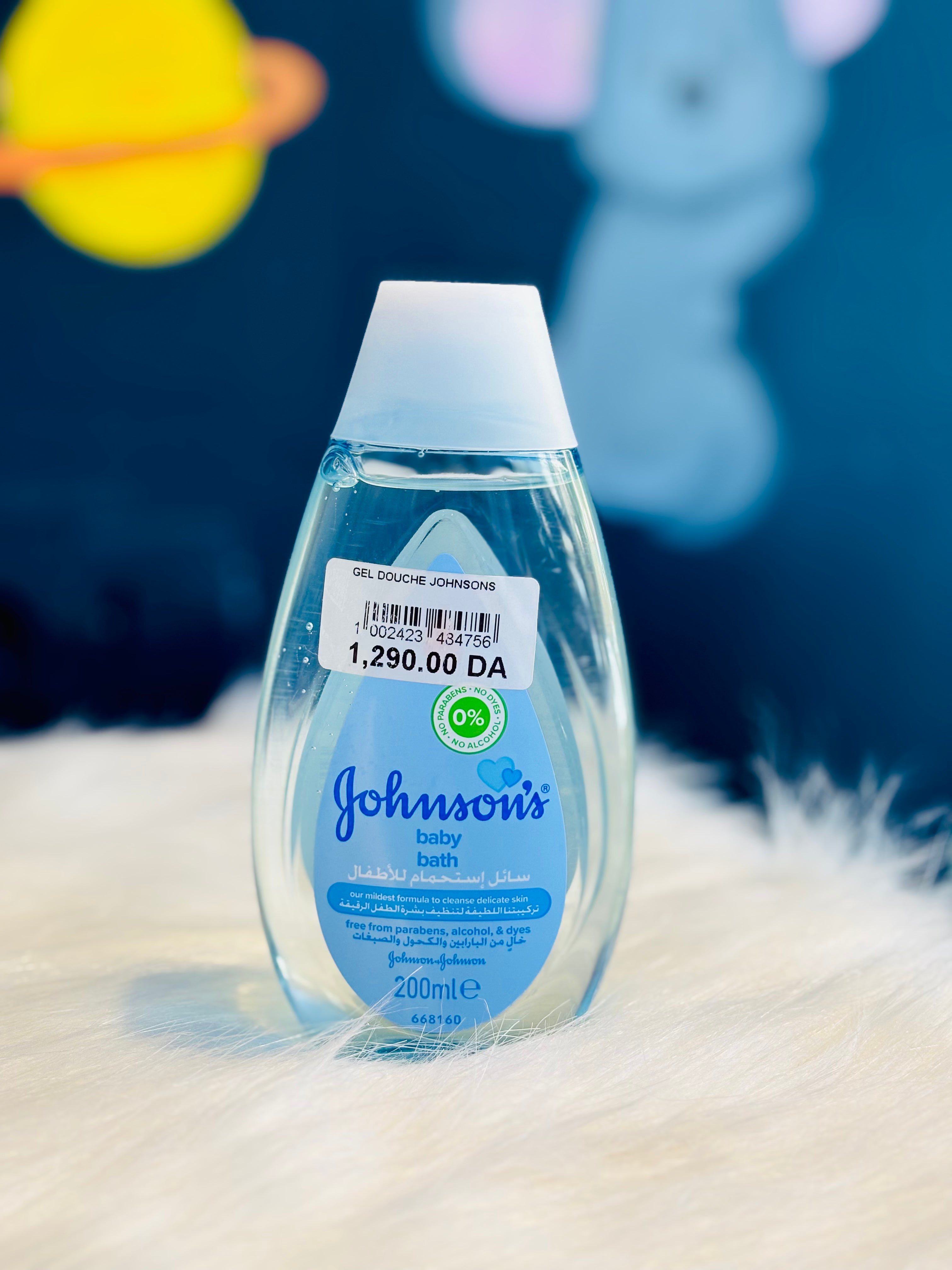 Gel douche johnsons 200 ml